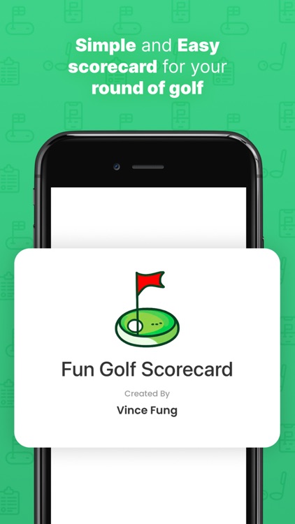 Fun Golf Scorecard
