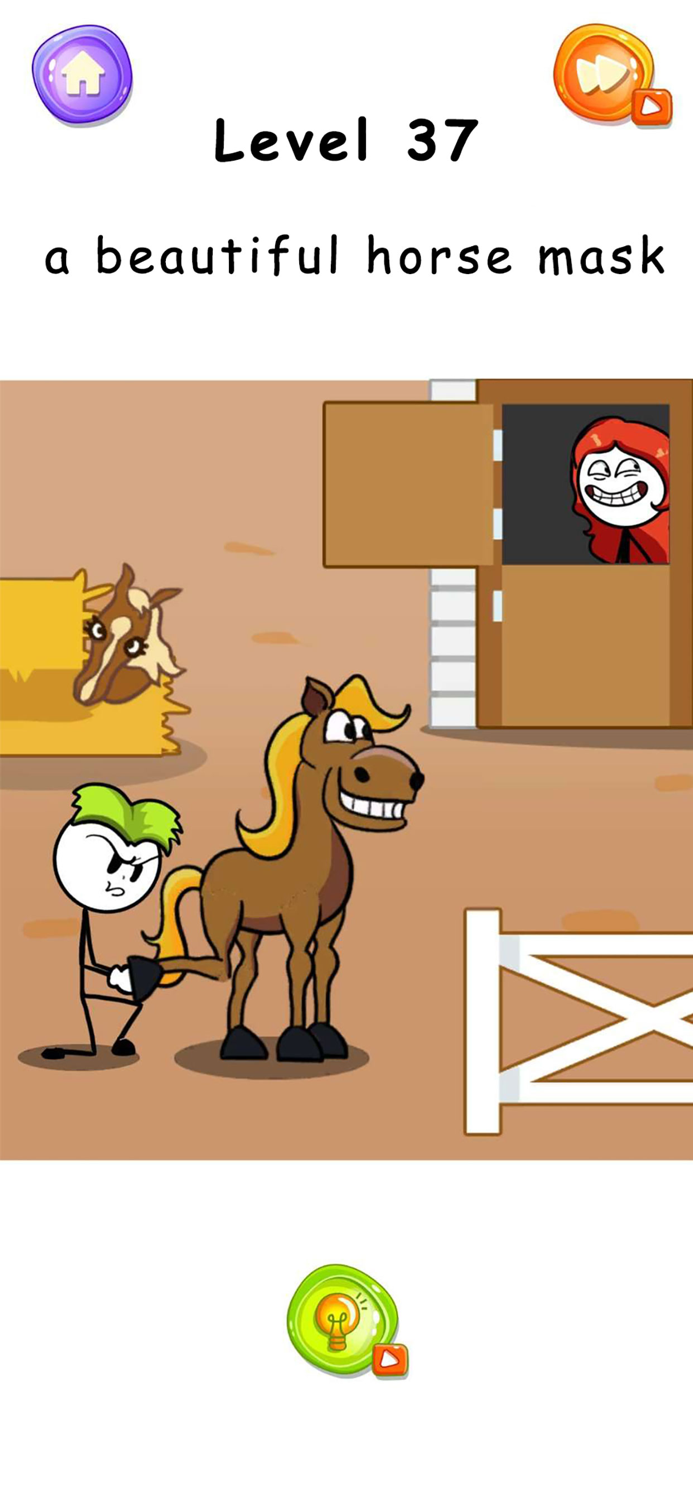 Stickman Troll  Solve Puzzles