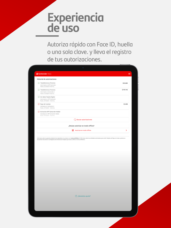 Screenshot #6 pour Santander PASS cl