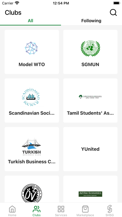 SHSG Campus Screenshot
