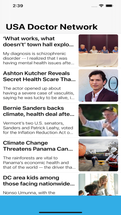 Our Health News Screenshot