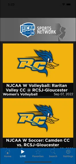 Game screenshot NJCAA Region 19 Sports Network apk