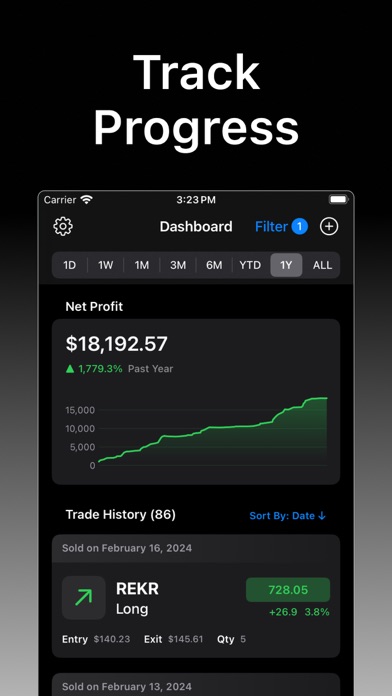 Trading Journal - Track Trades Screenshot