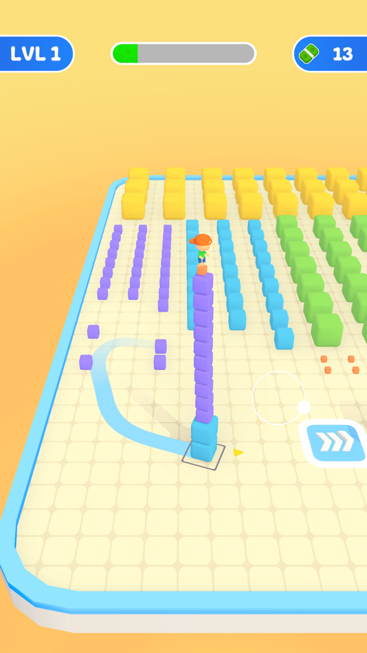 #1. Cube Tower Arcade (iOS) بواسطة: Hande Oney