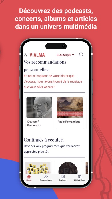 Screenshot #3 pour Vialma: Classique & Jazz