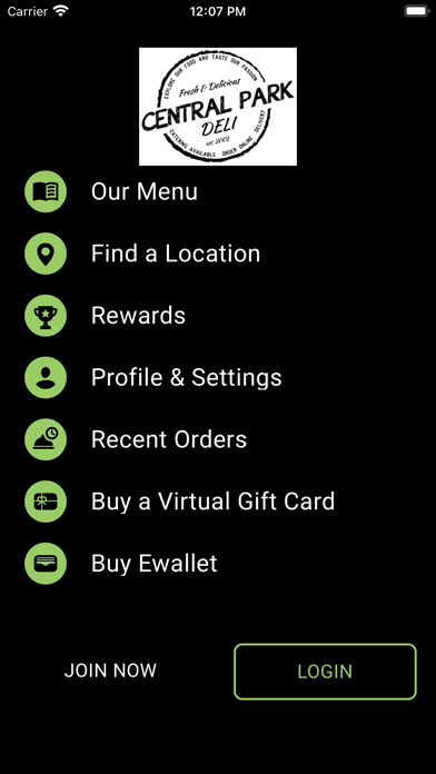 Central Park Deli. Screenshot
