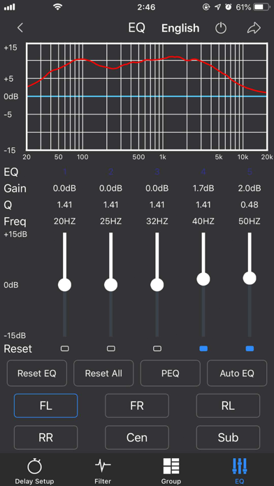 CAR DSP Screenshot