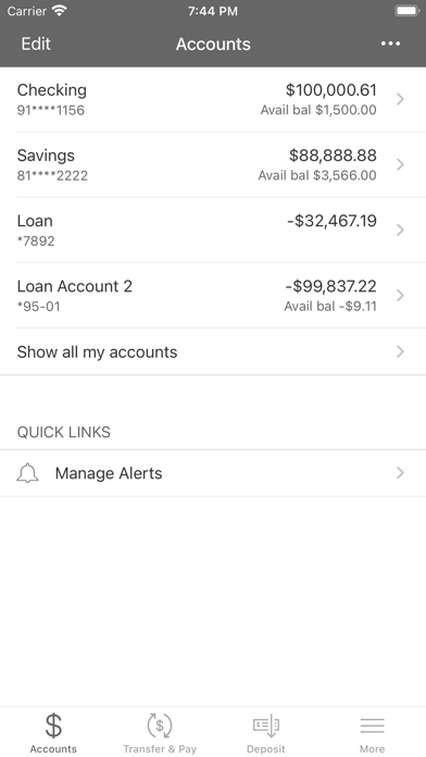 Anderson County Federal CU Screenshot