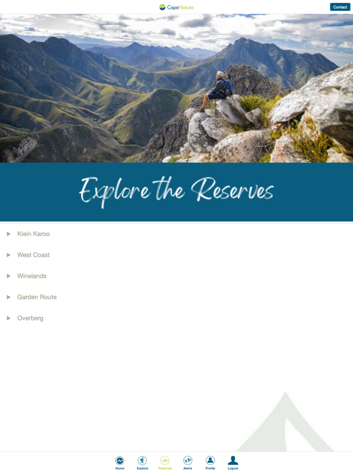 CapeNature Visitor App