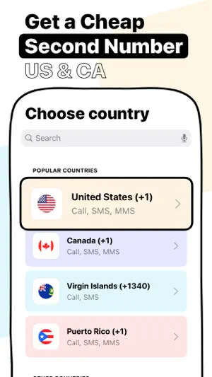 Text ON: Call Now Second Phone screenshot 2