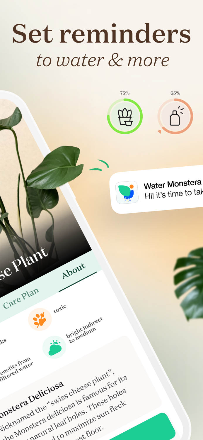 Planze Plant Care and Reminders