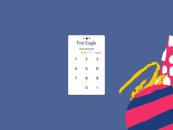 First Eagle CU Mobile Banking iPad screenshot 2 - Finance app