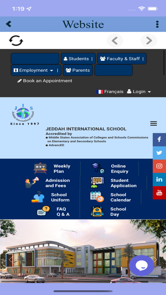 #3. JIS (iOS) 由: JEDDAH INTERNATIONAL SCHOOL FOR AMERICAN CURRICULUM LEARNING