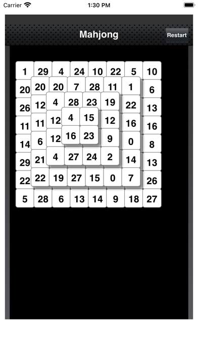 Mahjong Numbers Screenshot
