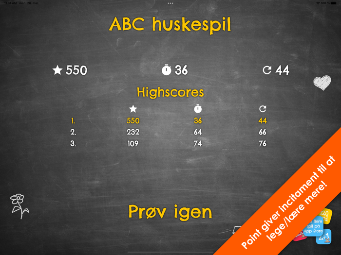 ABC huskespil store