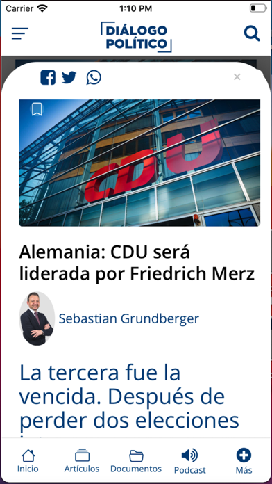 Diálogo Político Screenshot