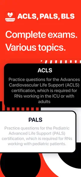 Game screenshot ACLS, PALS, BLS Exam mod apk