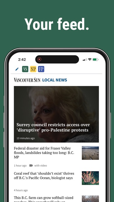 Screenshot #1 pour Vancouver Sun