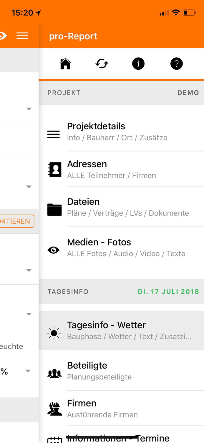 pro-Report - Baudokumentation