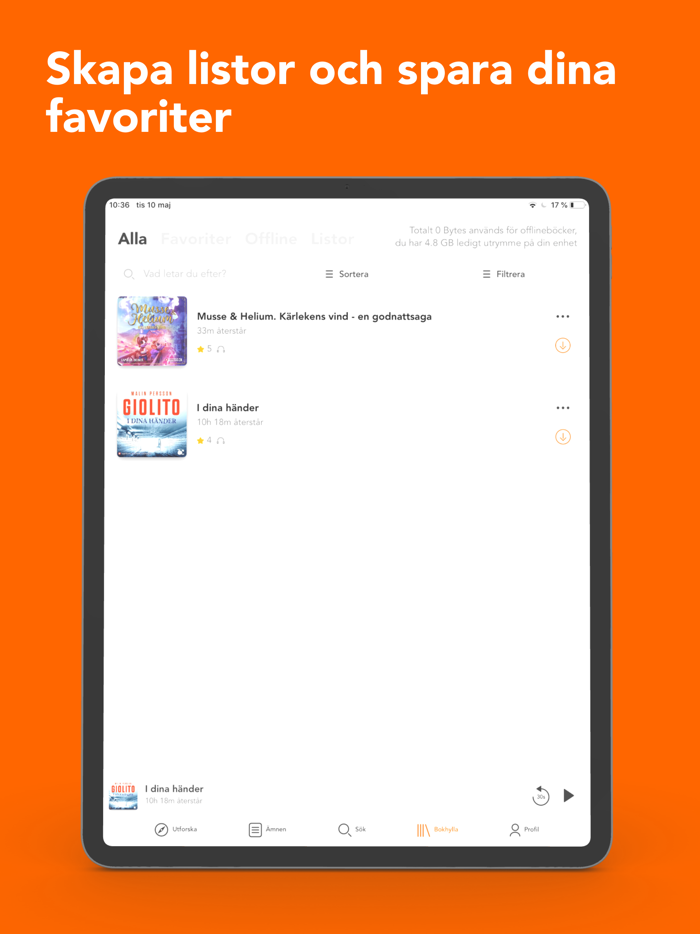 Bokus Play Ljudböcker E-böcker