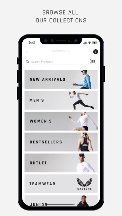 Castore Sportswear Screenshot
