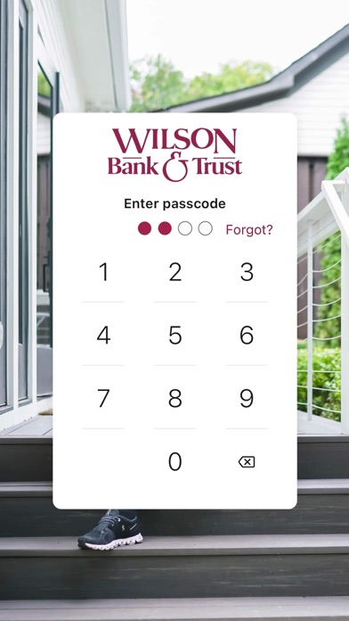 Wilson Bank & Trust Screenshot