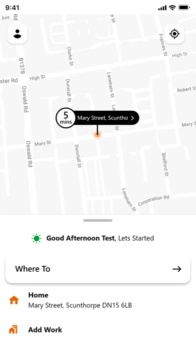 ASH Taxis Limited Screenshot