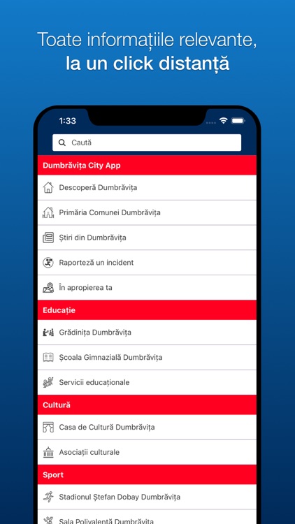 Dumbrăvița City App