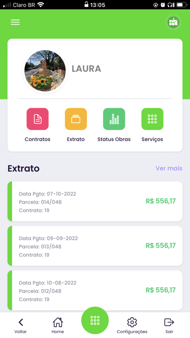 Del Administradora - Cliente Screenshot