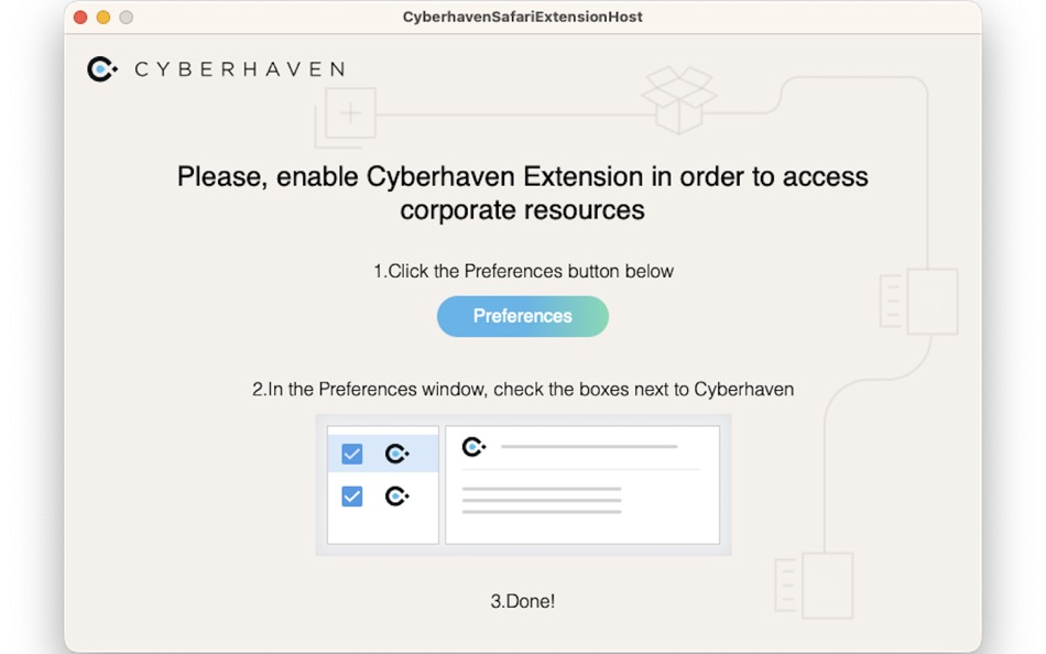 #1. Cyberhaven Extension (macOS) 由: CYBERHAVEN, INC