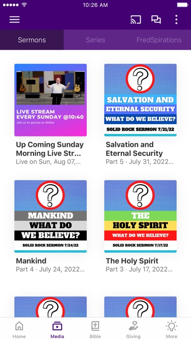 Solid Rock Church SM Screenshot