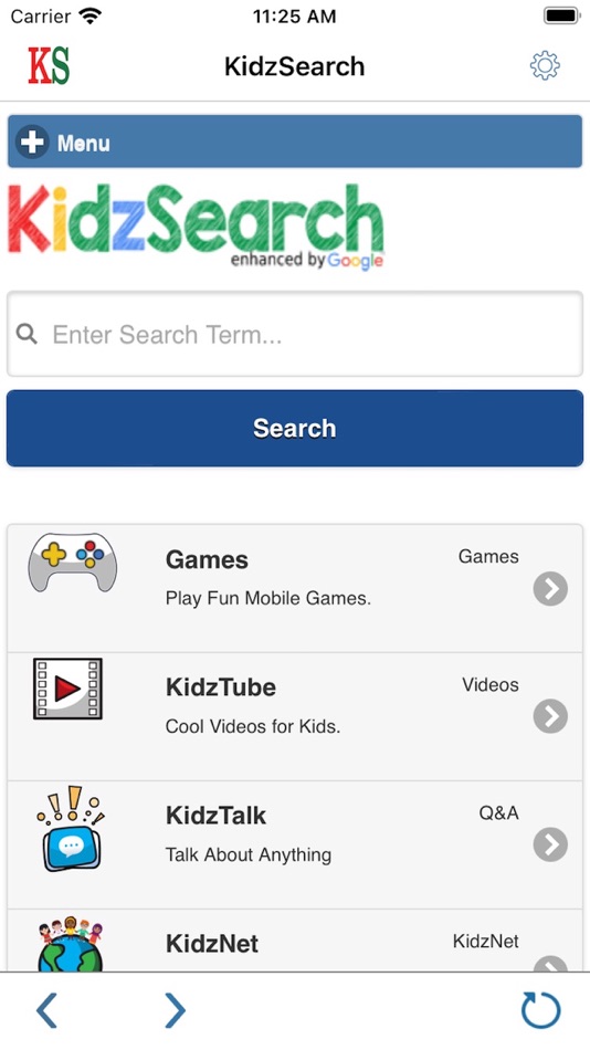 #1. KidzSearch (iOS) 由: Dale Bock