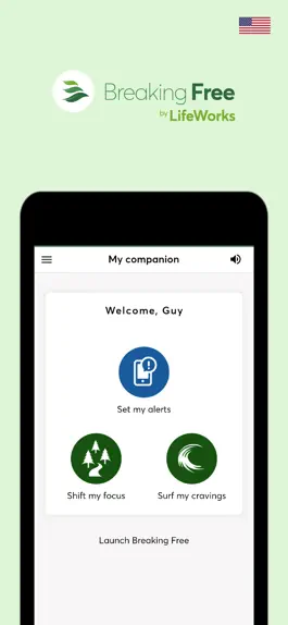 Game screenshot Breaking Free Companion USA apk