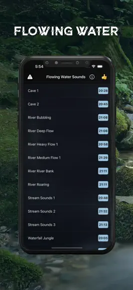 Game screenshot Flowing Water Sounds for Sleep mod apk