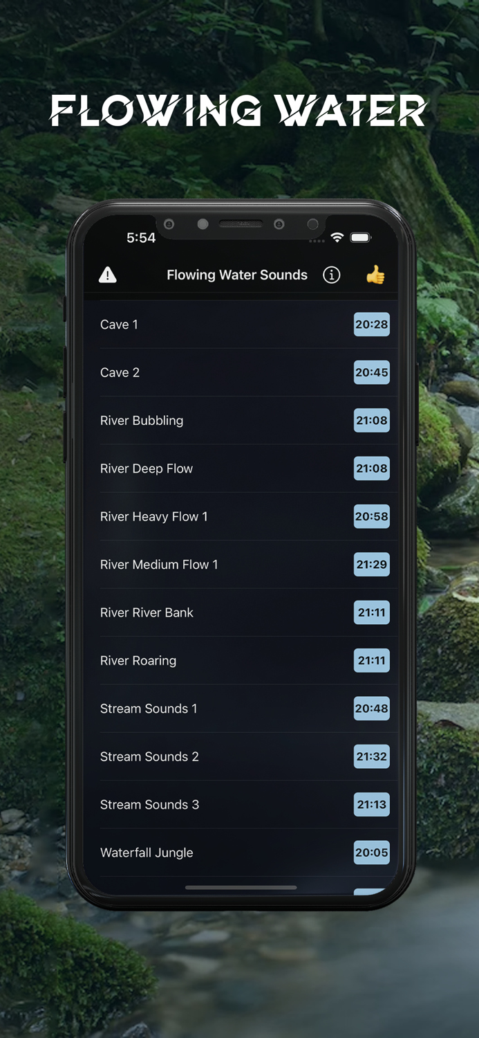 Flowing Water Sounds for Sleep