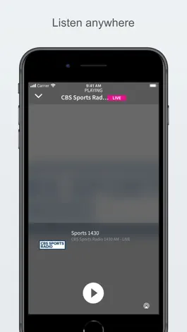 Game screenshot CBS Sports Radio 1430 AM apk