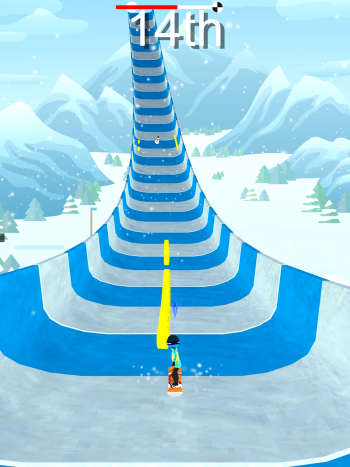 Snowslide Snow Running