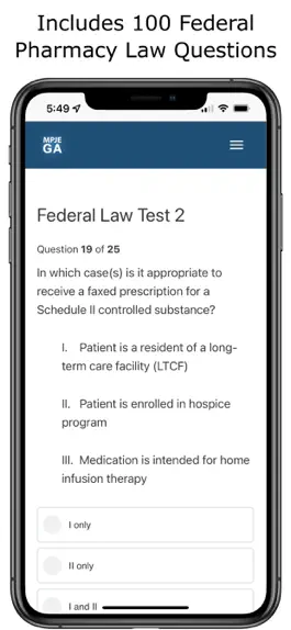Game screenshot MPJE Georgia Test Prep hack