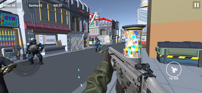 Gun BattleShooting Zombie