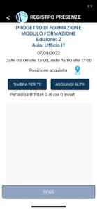 Registro Presenze FBA screenshot #4 for iPhone