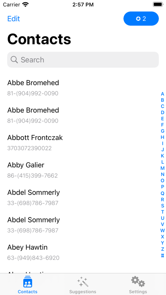 #3. Contacts: Clean Enrich Manage (iOS) 由: Arpit Agarwal