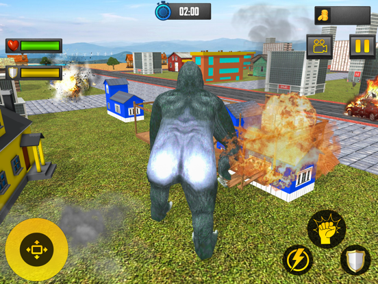 Angry Gorilla City Attack Game