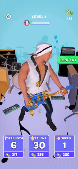 Game screenshot Guitar Idle apk