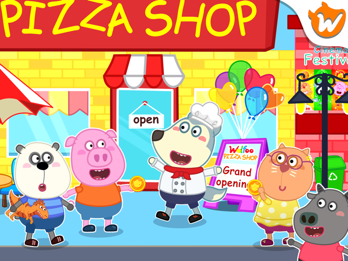 Wolfoo Pizza Shop Great Pizza