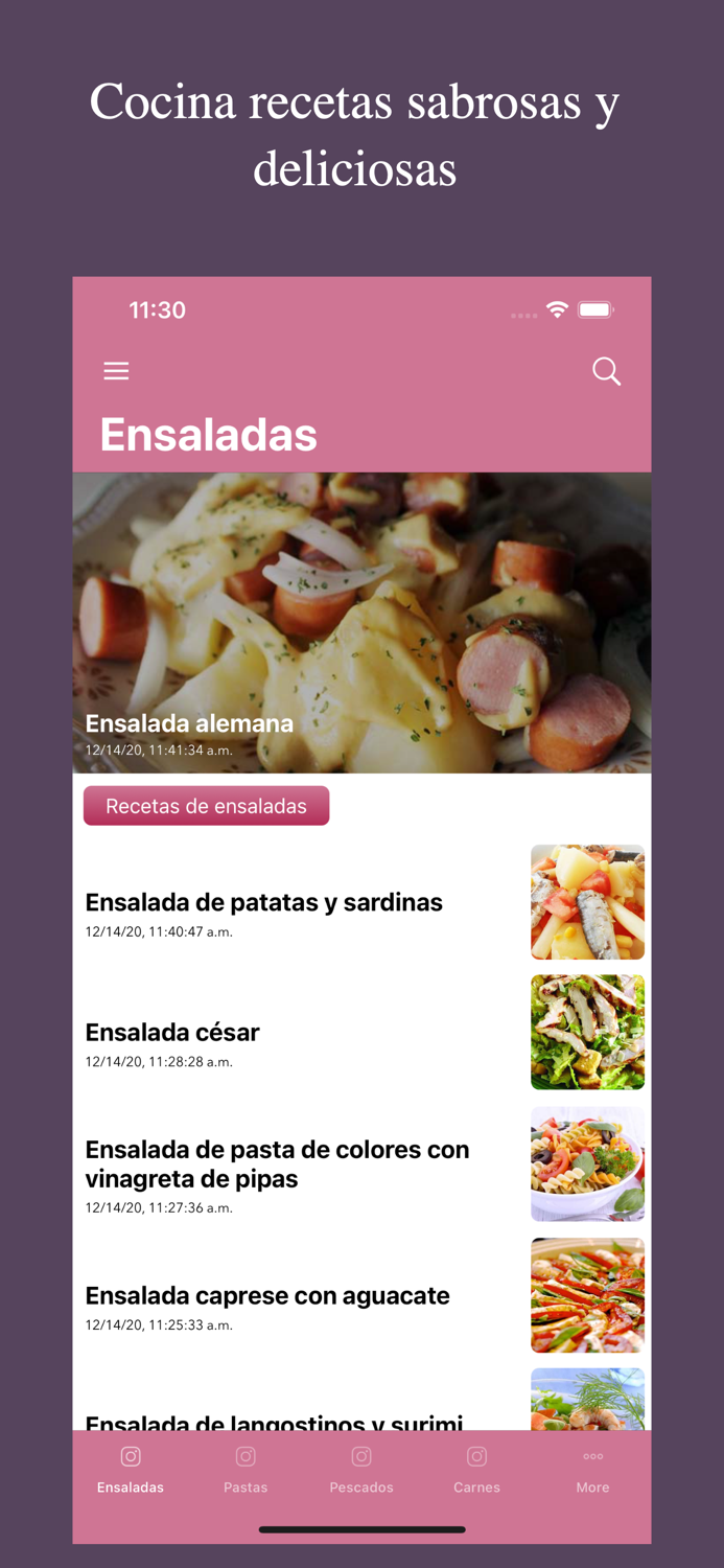 Recetas de cocina caseras