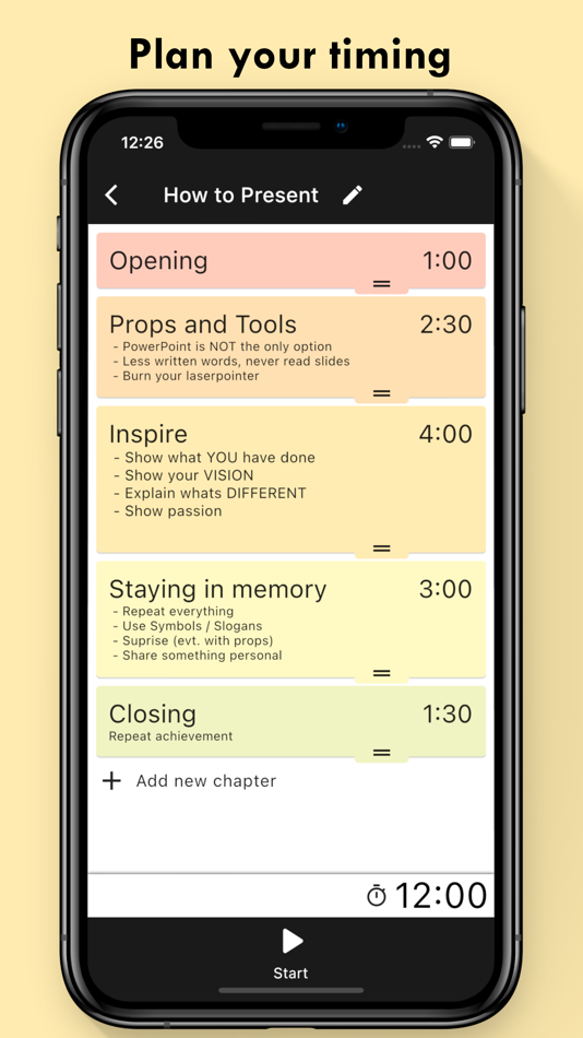 #1. Pitch Timer (iOS) By: Elia Bieri