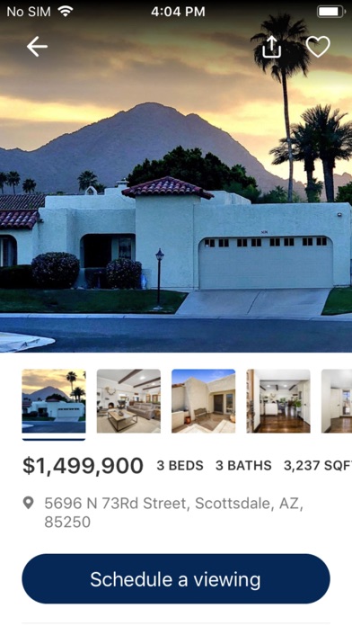 Desert Mountain Real Estate Screenshot