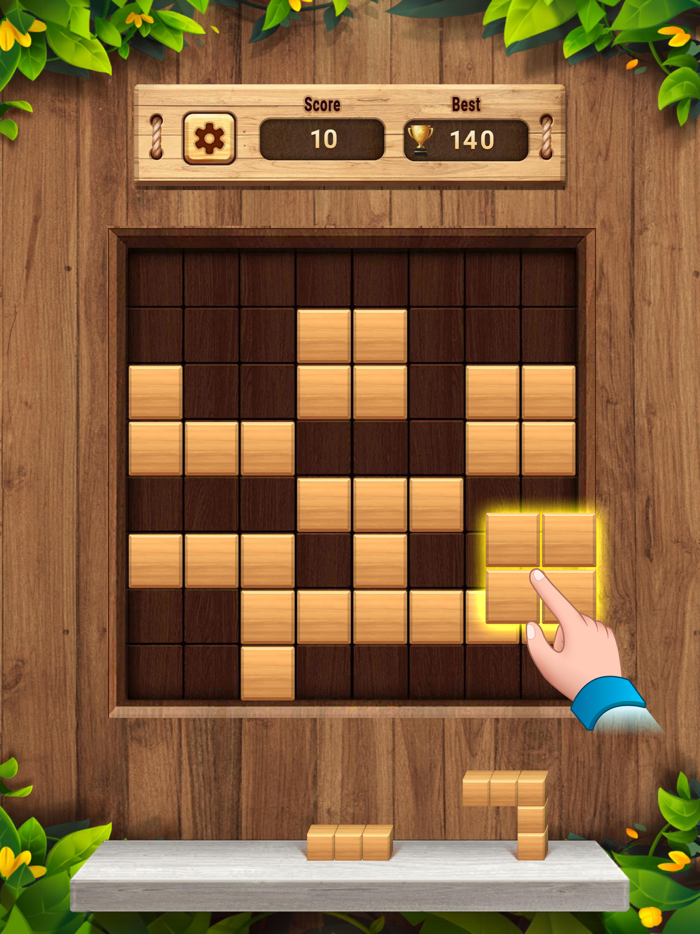 Block Puzzle Wood Jewels