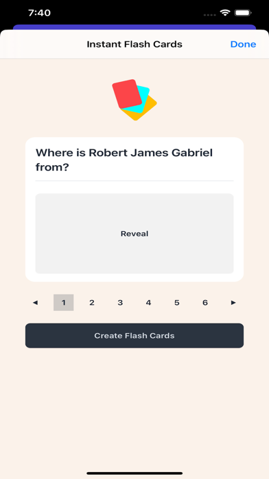 Instant Flash Cards Screenshot