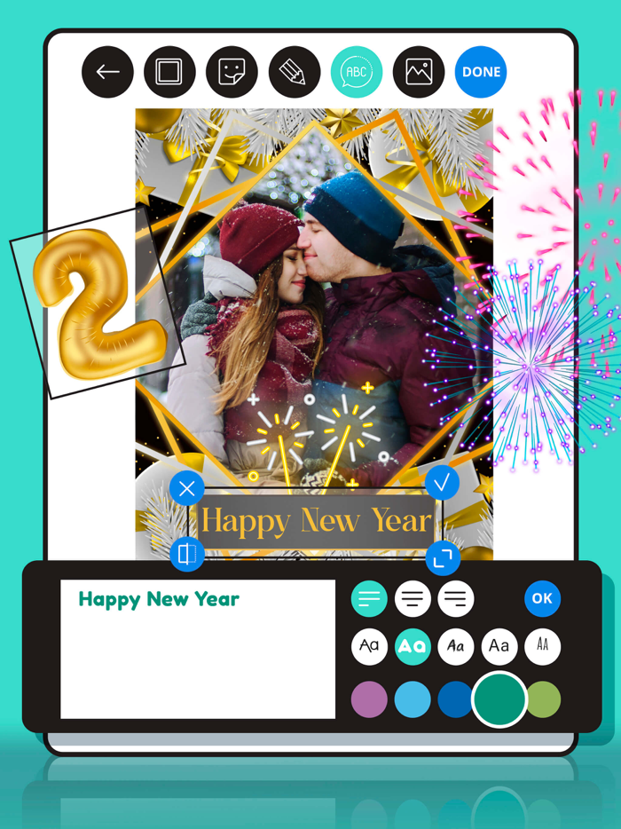 Christmas Wishes Photo Editor